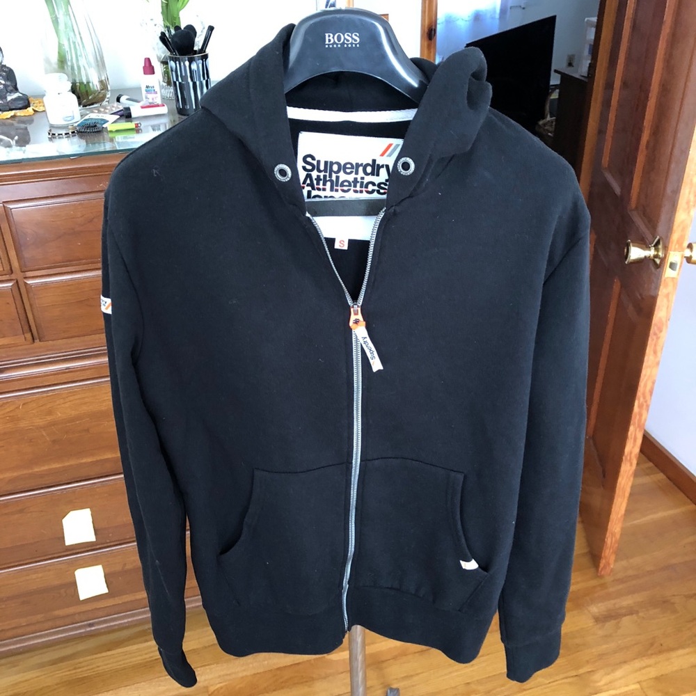 Men’s Superdry LA Athletic Zip Hoodie Sz Small